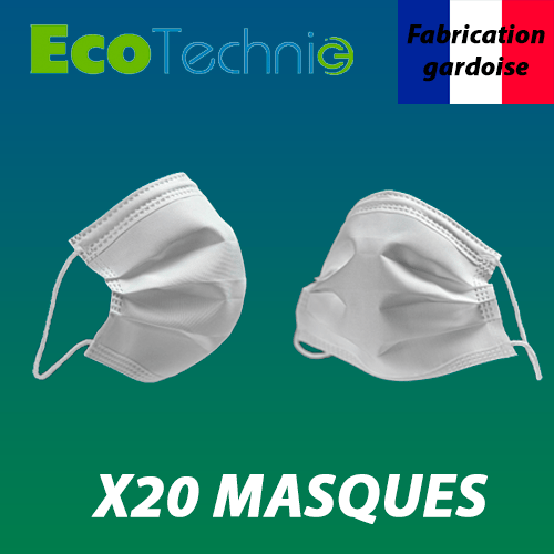 Eco Technic fabrique des masques chirurgicaux et lavables dans leurs locaux situés en France. Nos masques sont confortables et permettent une respirabilité optimale.